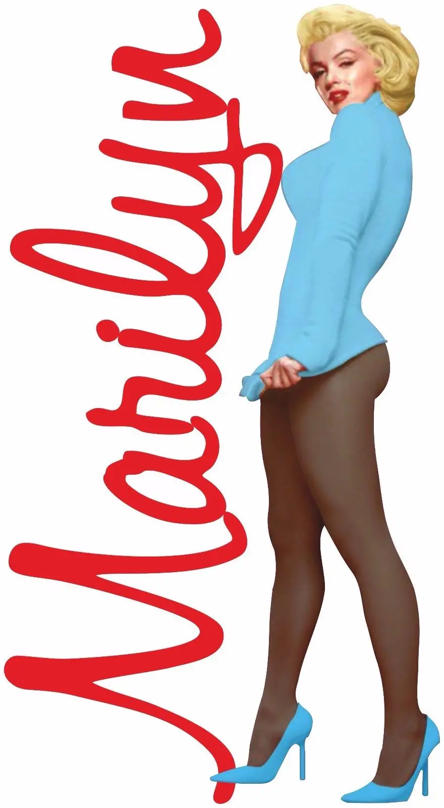 MARILYN MONROE Norma Jeane пикантные нейлоновые колготки с изображением кинозвезды футболка