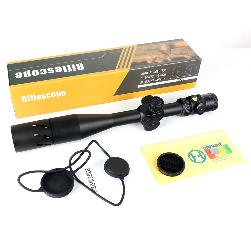 Охотничий оптический прицел ohhunt CL 5-20X50 FFP с красной и зеленой подсветкой