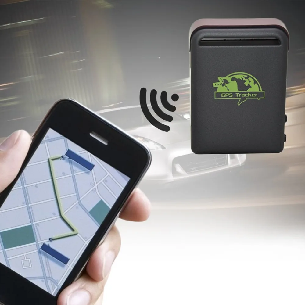 Мини-размер gps автомобили трекер прибор gps SMS GPRS SOS для IOS App с дистанционным управлением Встроенный датчик удара