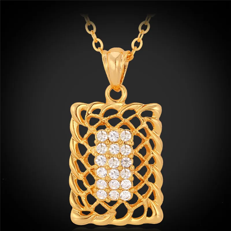 Kpop ожерелье с подвеской открытое золото высокое качество австрийский горный