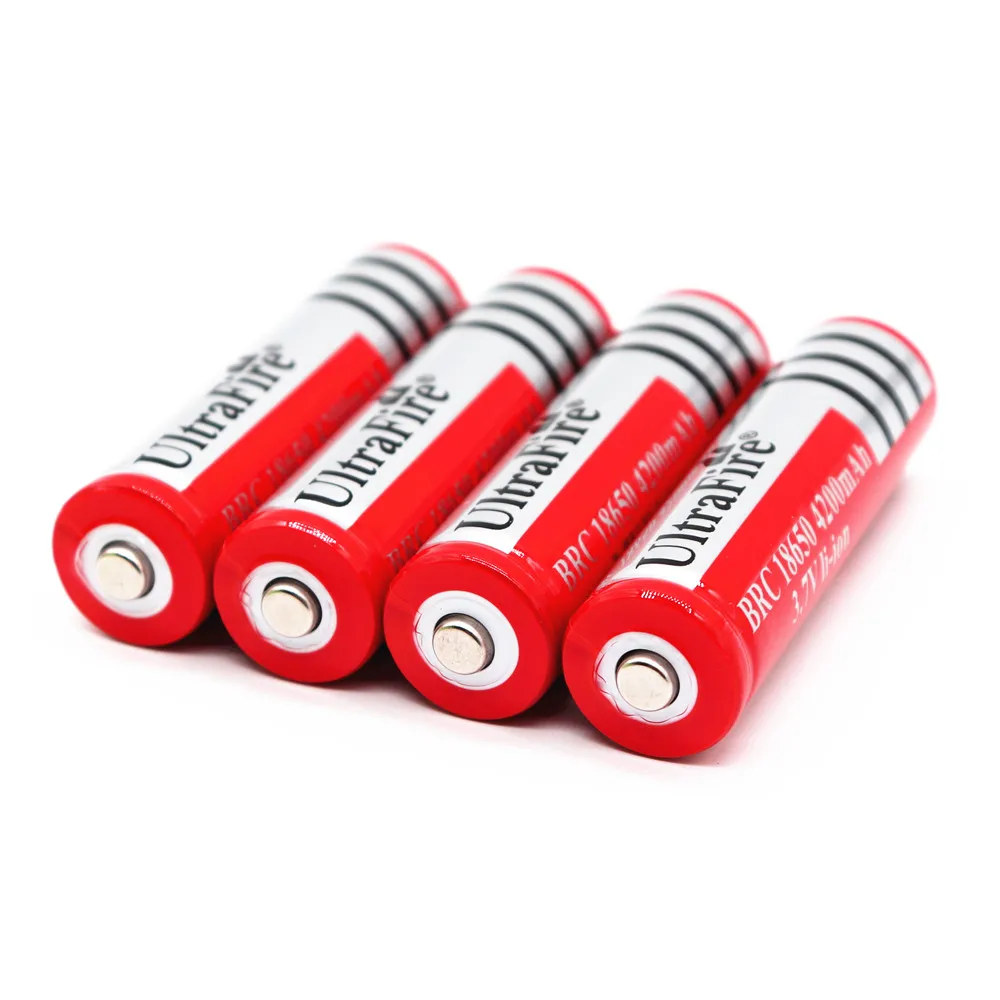 18650 3.7V 4200 mAh Li-ion Rechargeable Battery for LED Flashlight or Electronic Gadget | Электроника