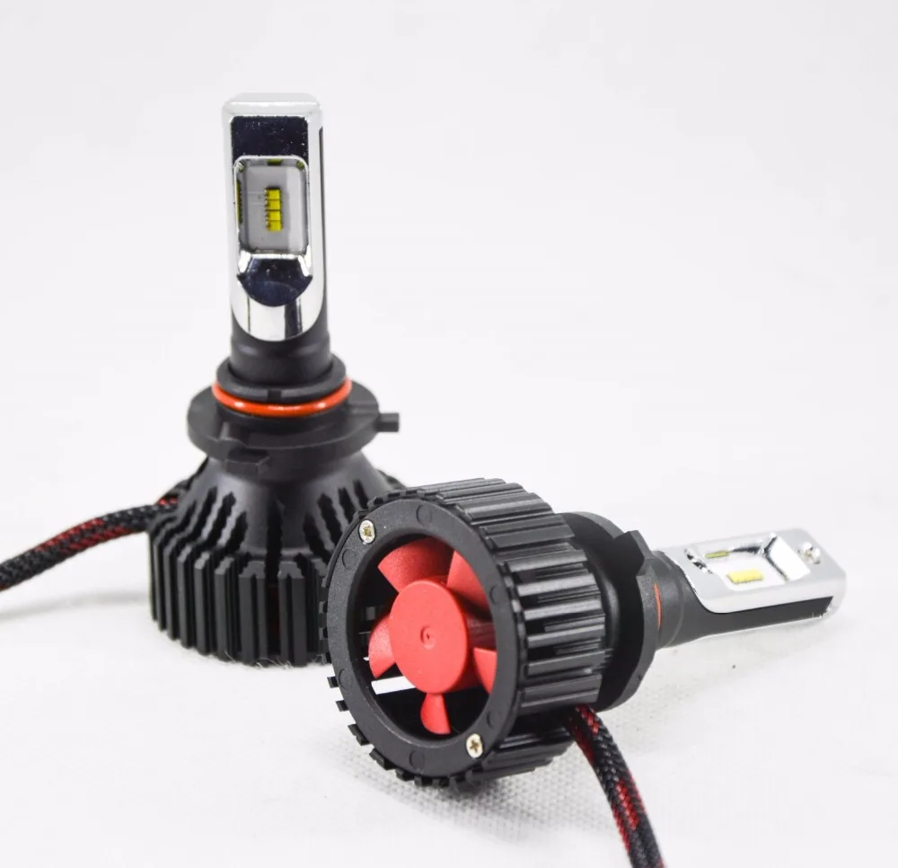1 комплект 9005 HB3 60 Вт 8000LM T8 светодиодные фары LUMILED ZES чип 16SMD чистый белый 6500 к