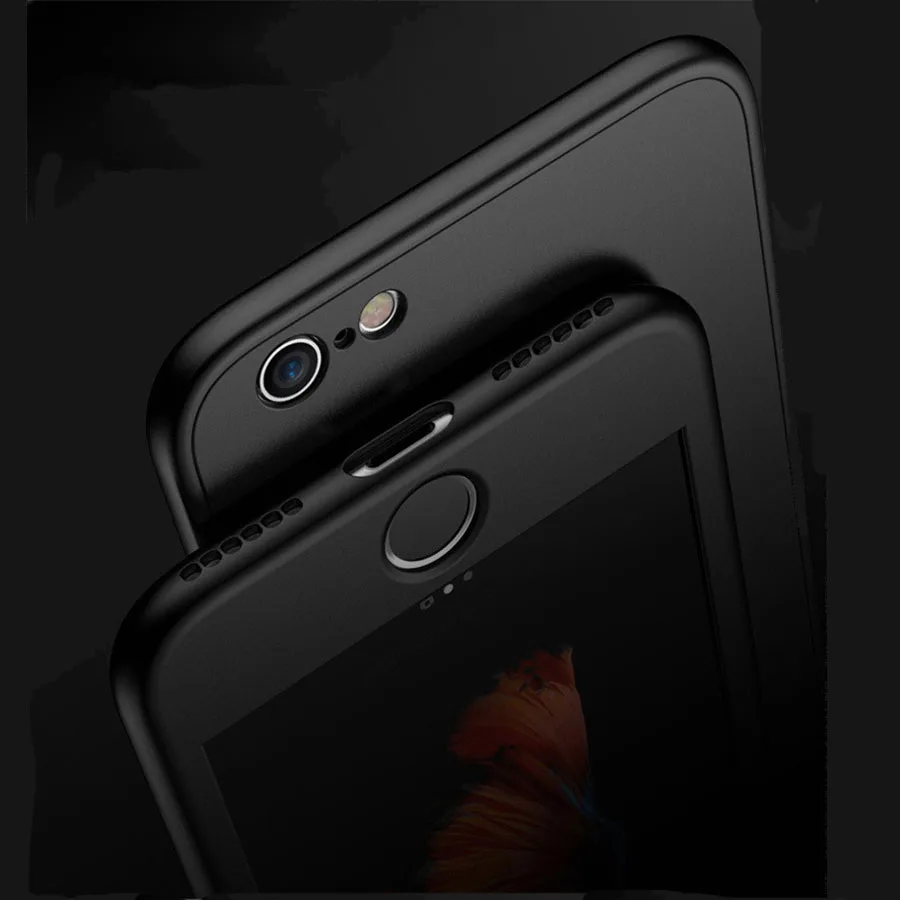 Case For iPhone 7 Plus 6s 6 8 X XR XS MAX Huawei P30 Pro P20 Mate 20 Cover 360 Full Silicone Honor 10 8A 8X 9 Lite |