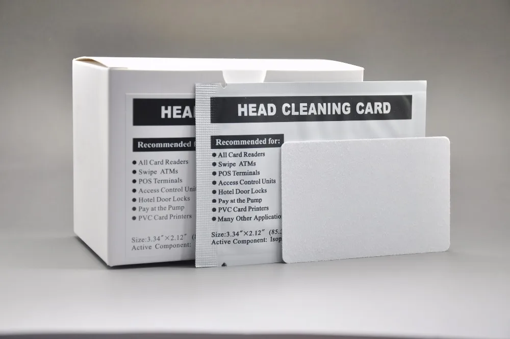 10 pcs Presaturated Head Cleaning Cards (Dual Side) CR80 Size | Компьютеры и офис