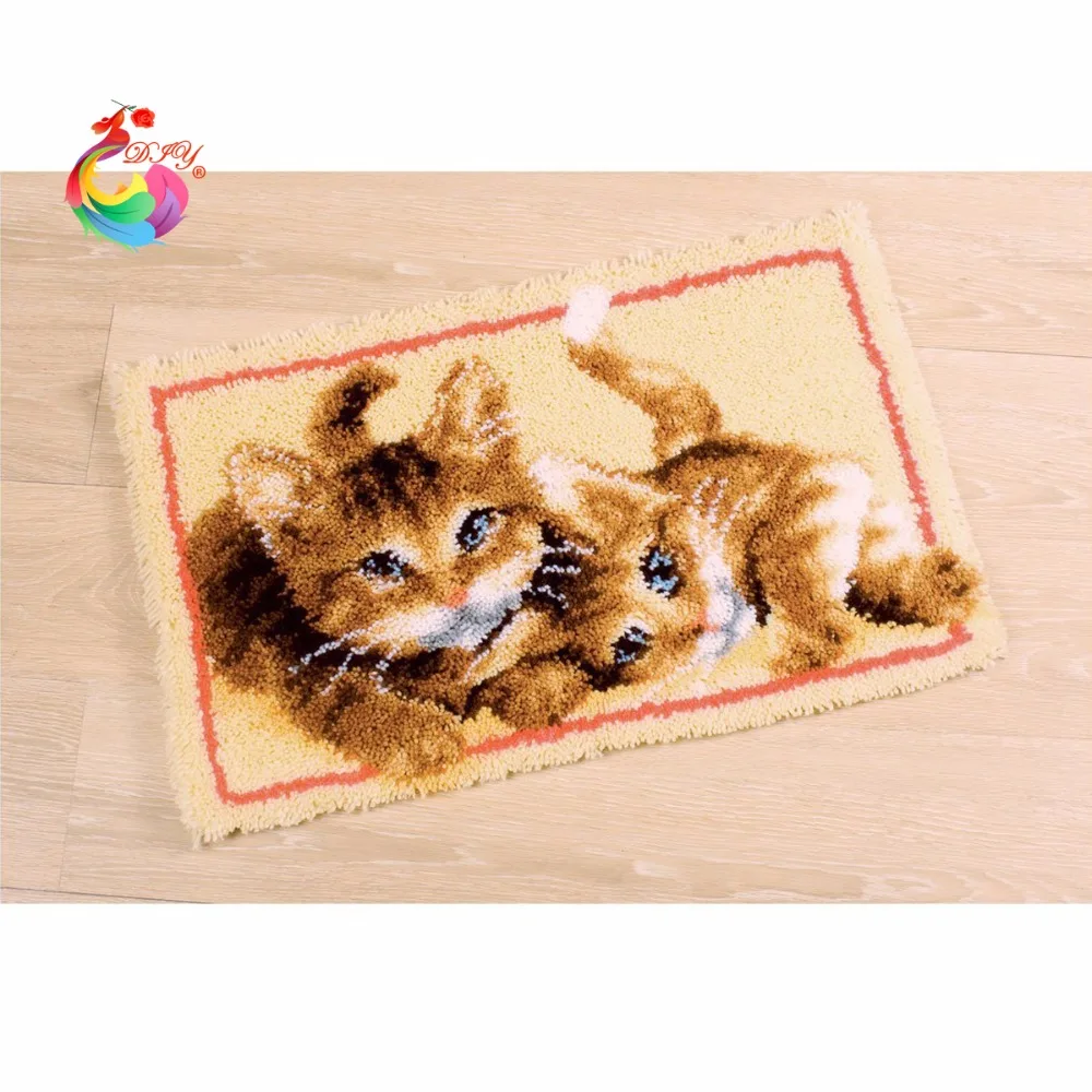 Ковер вышитый Коврик для ванной комнаты крюк набор заготовок &quotсделай сам&quot