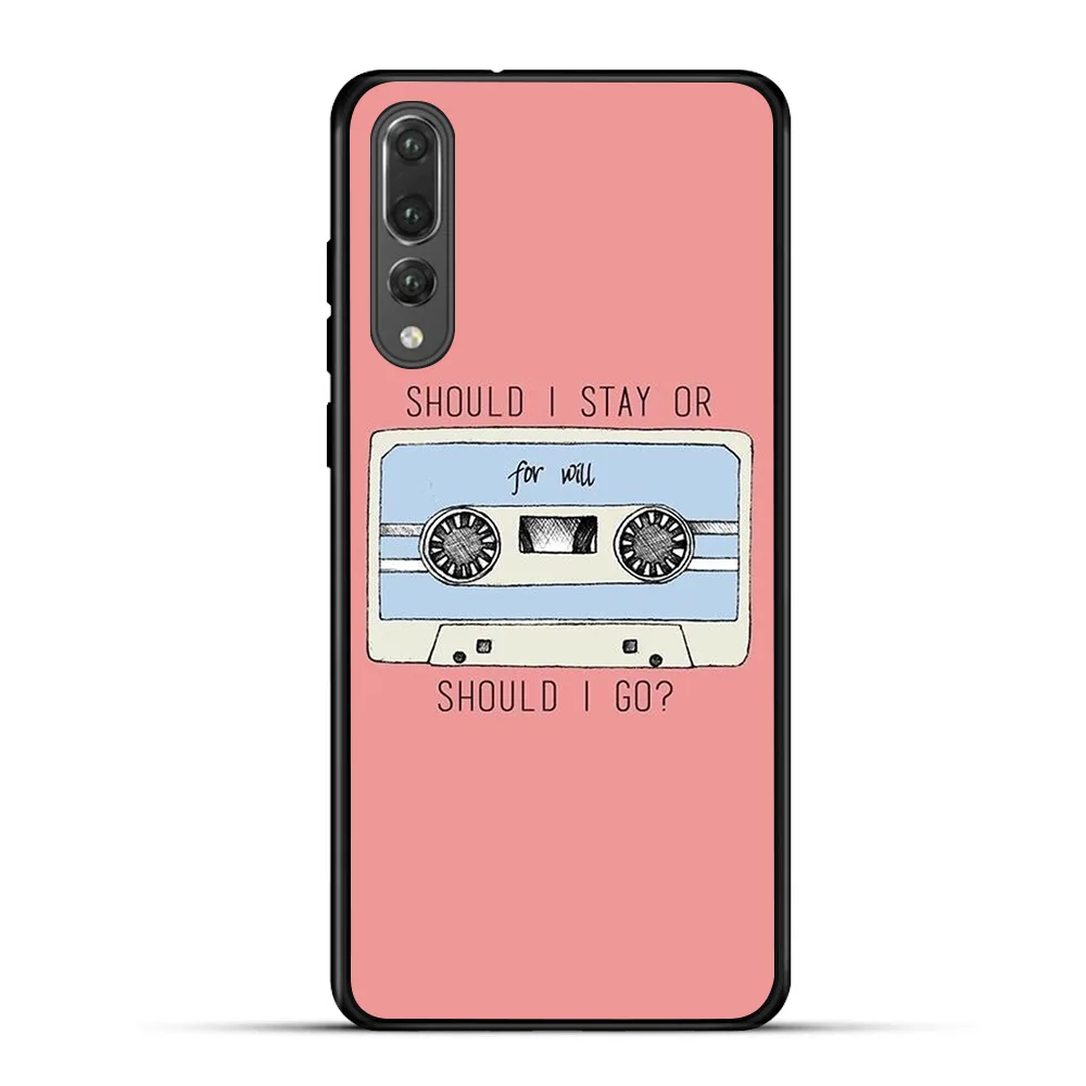 Черный мягкий ТПУ цветной чехол для телефона huawei mate 20 p10 p20 Pro M10 Lite |