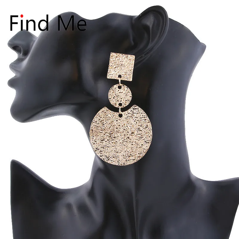 Find Me 2019 новые брендовые модные высококачественные длинные висячие серьги с