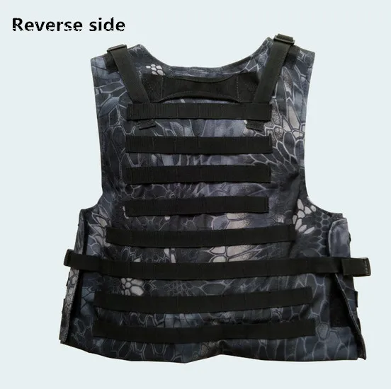 Мужская Уличная камуфляжная охотничья жилетка в стиле джунглей Военная