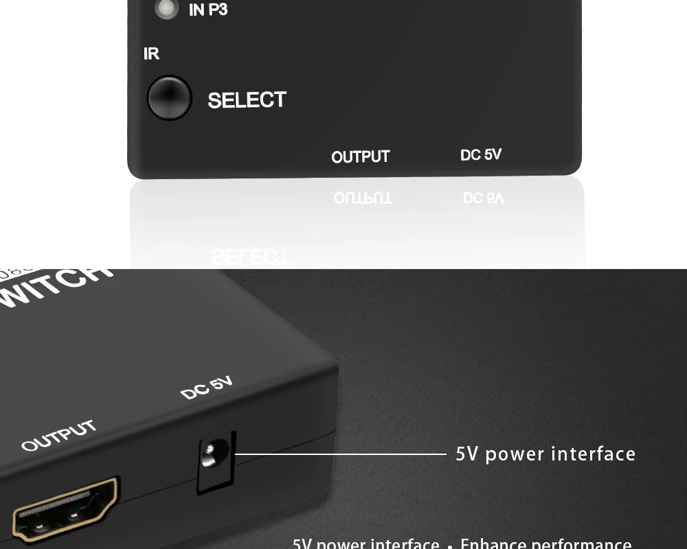 FSU 3 порта 1080P видео HDMI переключатель сплиттер ИК пульт дистанционного управления для HDTV PS3 DVD Продвижение Горячая Высокое качество