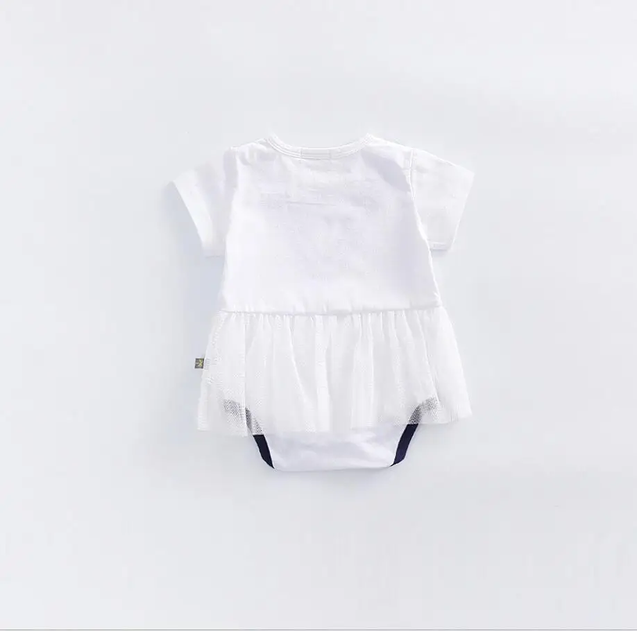 1 шт. Морской стиль кружевной комбинезон для маленьких девочек подарок на лето