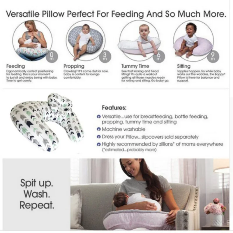 

Pregnant Women Nursing Pillows Maternity Baby U-Shaped Breastfeeding Pillow Infant Cuddle Cotton Feeding Waist Cushion