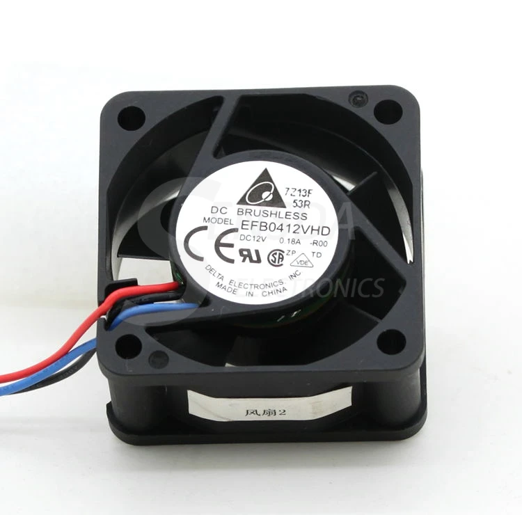 Для delta EFB0412VHD F00 40 мм 4 см 4020 12 В 0.18A двухшаровой трехпроводной серверный инвертор