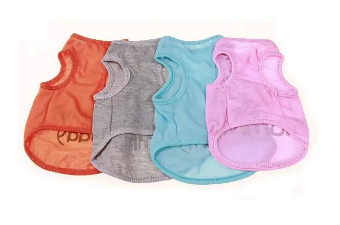 Lovely Pet Dog Clothes for Small Dogs Summer Clothing Coat Soft Shirt Yorkies Chihuahua Cat | Дом и сад