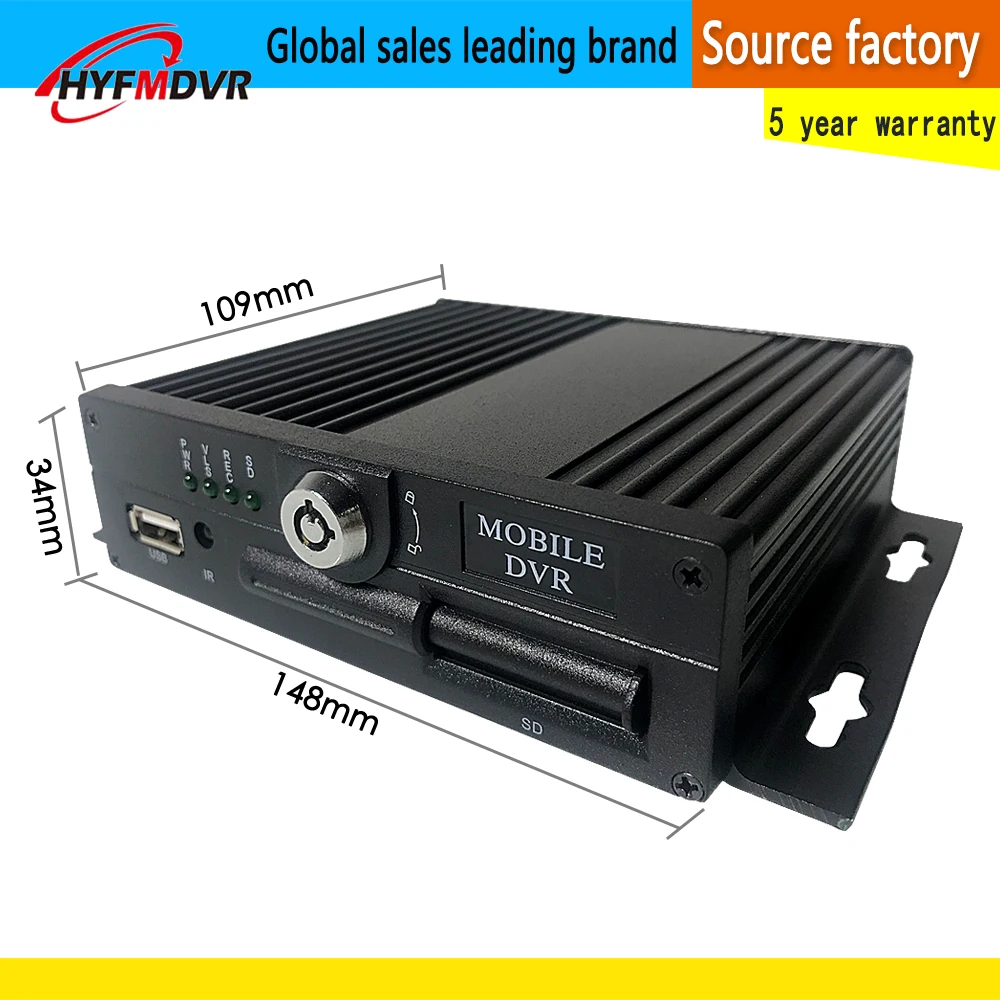 2 мегапикселя AHD1080P4 Канала SD карты цикл записи Мобильный DVR тяжелая