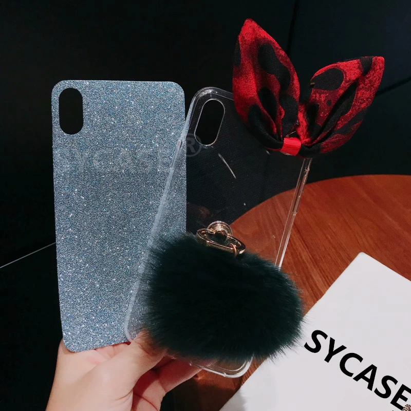 SYCASE блеск кольцо чехол с кронштейном для samsung S4 S5 S6 Edge plus S7 S8 S9 плюс Чехол