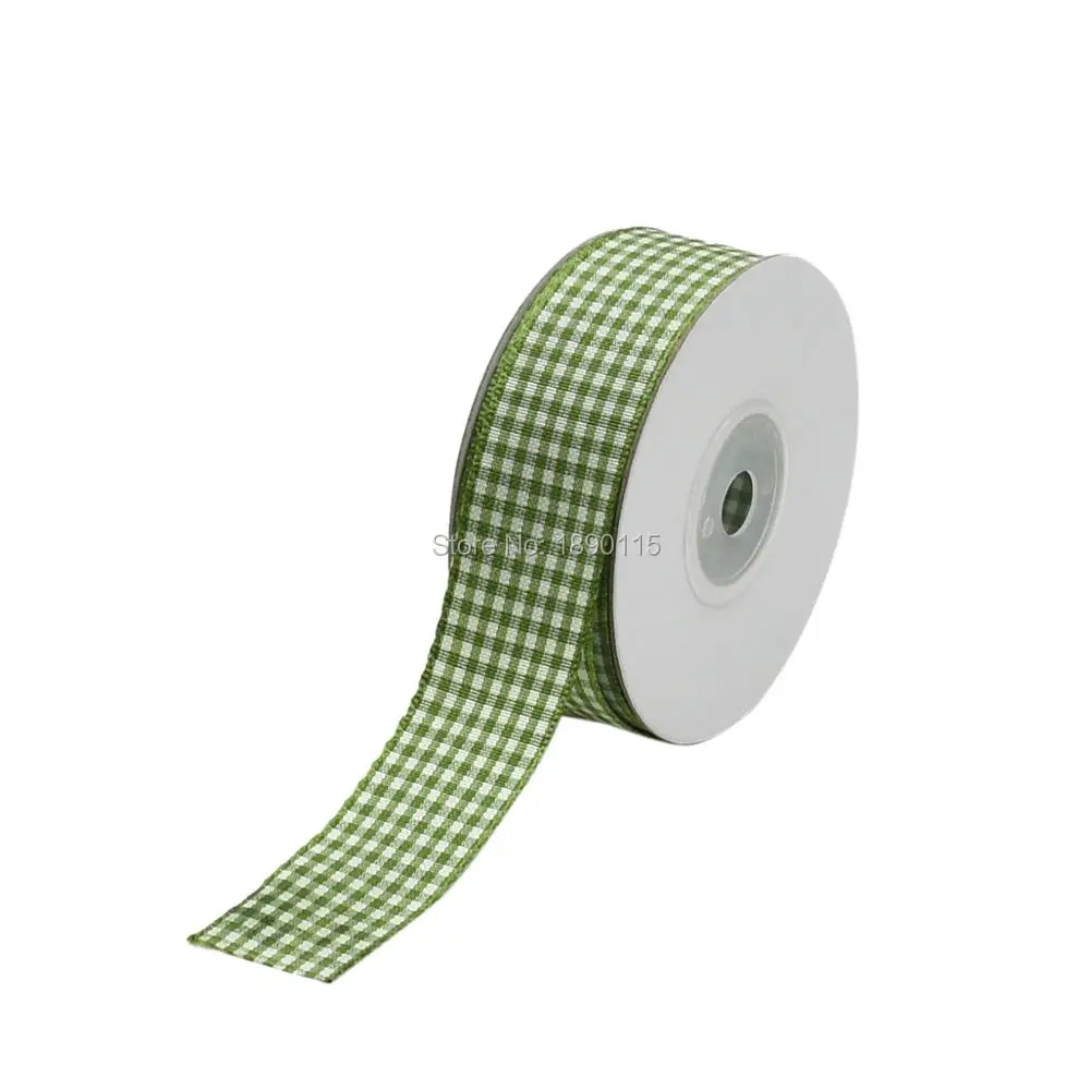 10 ярдов/рулон шотландская клетка лента 1 &quotдля подарочная упаковка банты