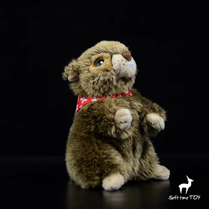 Симпатичный шарф Marmot кукла игрушка большие глаза настоящая жизнь плюшевые