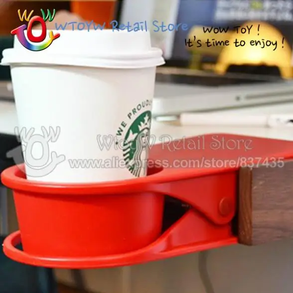 10pcs/lot free shipping novelty portable household &amp office creative mini desktop Cup Tumbler Holders clips department store |