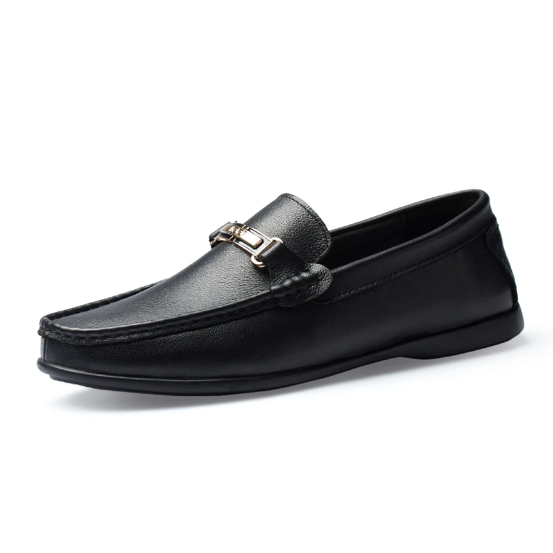 loafer men Casual Shoes Men 2019 Slip On Size 36-47 men's genuine leather shoes#ZQ2007 | Обувь