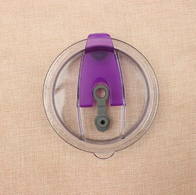 20oz silicone purple Защита от брызг и простая пластиковая крышка для герметизации бутылки 12 унций 20 унций 30 унций для RTIC YETI Тощий стакан для воды несколько стилей - Цвет: 20oz silicone purple