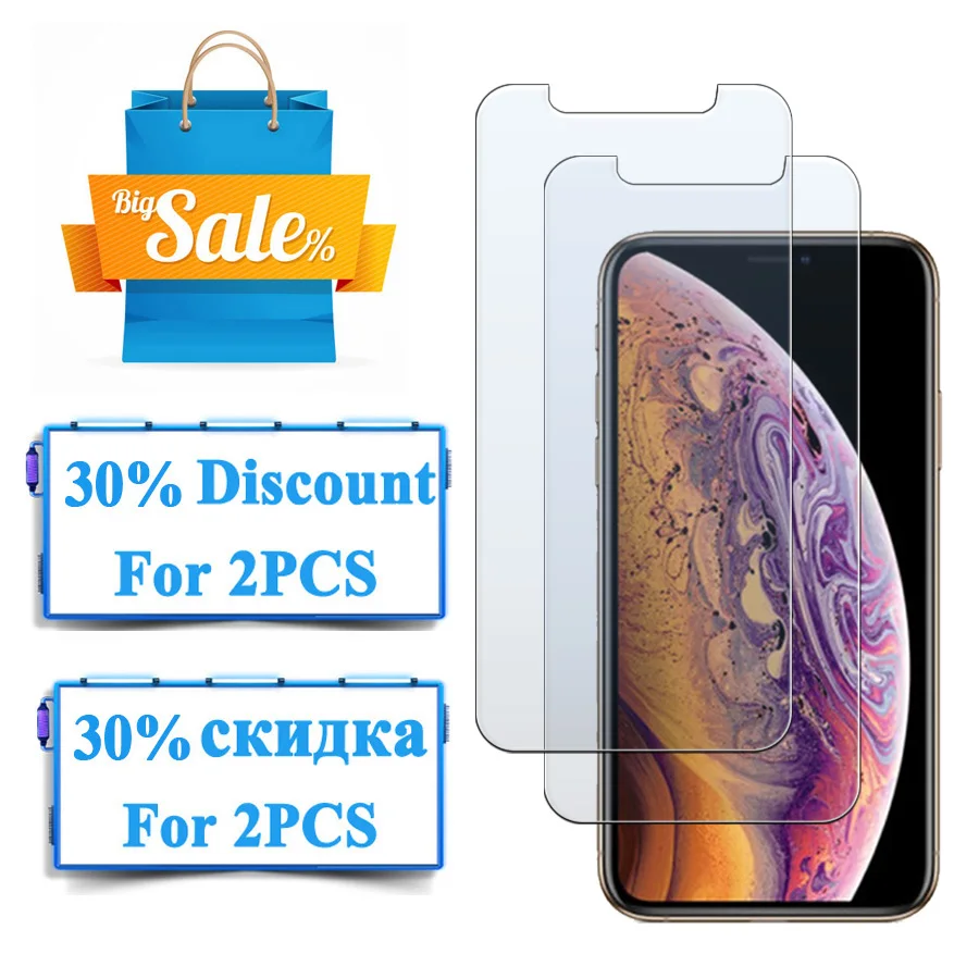 Закаленное стекло для apple iphone x xs max xr защитная пленка экрана xsmax 10 s 10r 10x i phone xmax