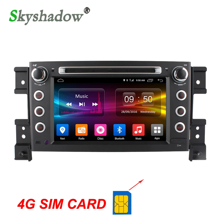 Ownice c500 8 core 4 Г SIM 32 ГБ ROM 2 RAM Android 6.0 GPS RDS Радио блютуз wifi для suzuki grand vitara 2005 2006 2007 2008 2009