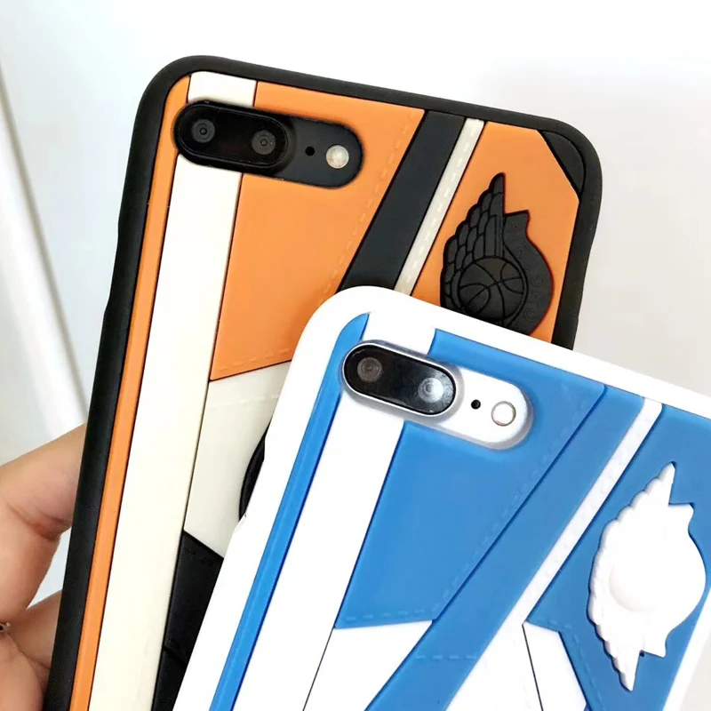 Fashion Us Street Trend 3D Shoes Air Dunk Jordan Phone Case For iPhone 6S 6 7 8 Plus Back Cover Cases X 10 XR XS MAX |