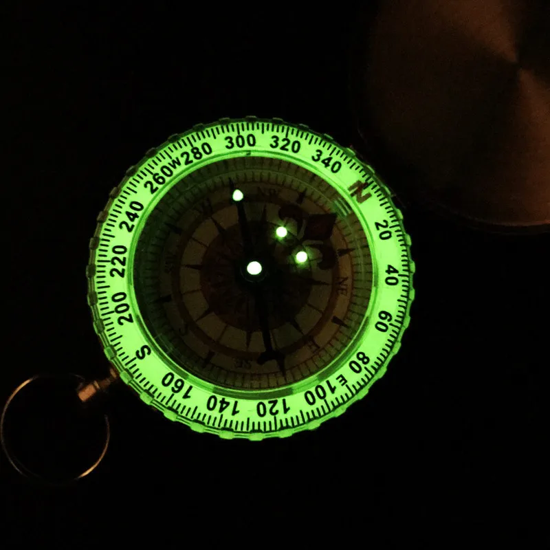 Уличный светящийся компас навигационные инструменты для выживания EDC снаряжение