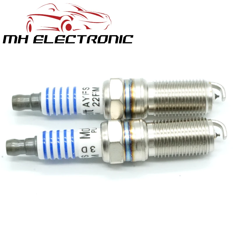 MH Электронный 2 шт./компл. SP 411 AYFS22FM свечи зажигания для Ford Edge Fusion Lincoln MKS MKX Mercury Mystique