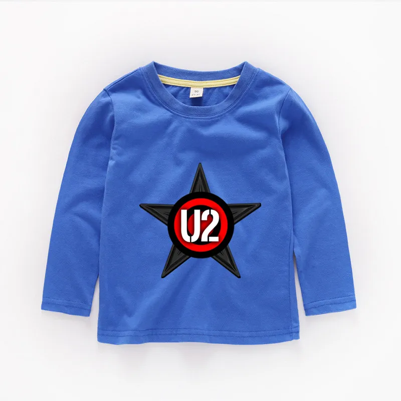 От 2 до 12 лет Детская U2 для маленьких Топы девочек Одежда мальчиков детская одежда