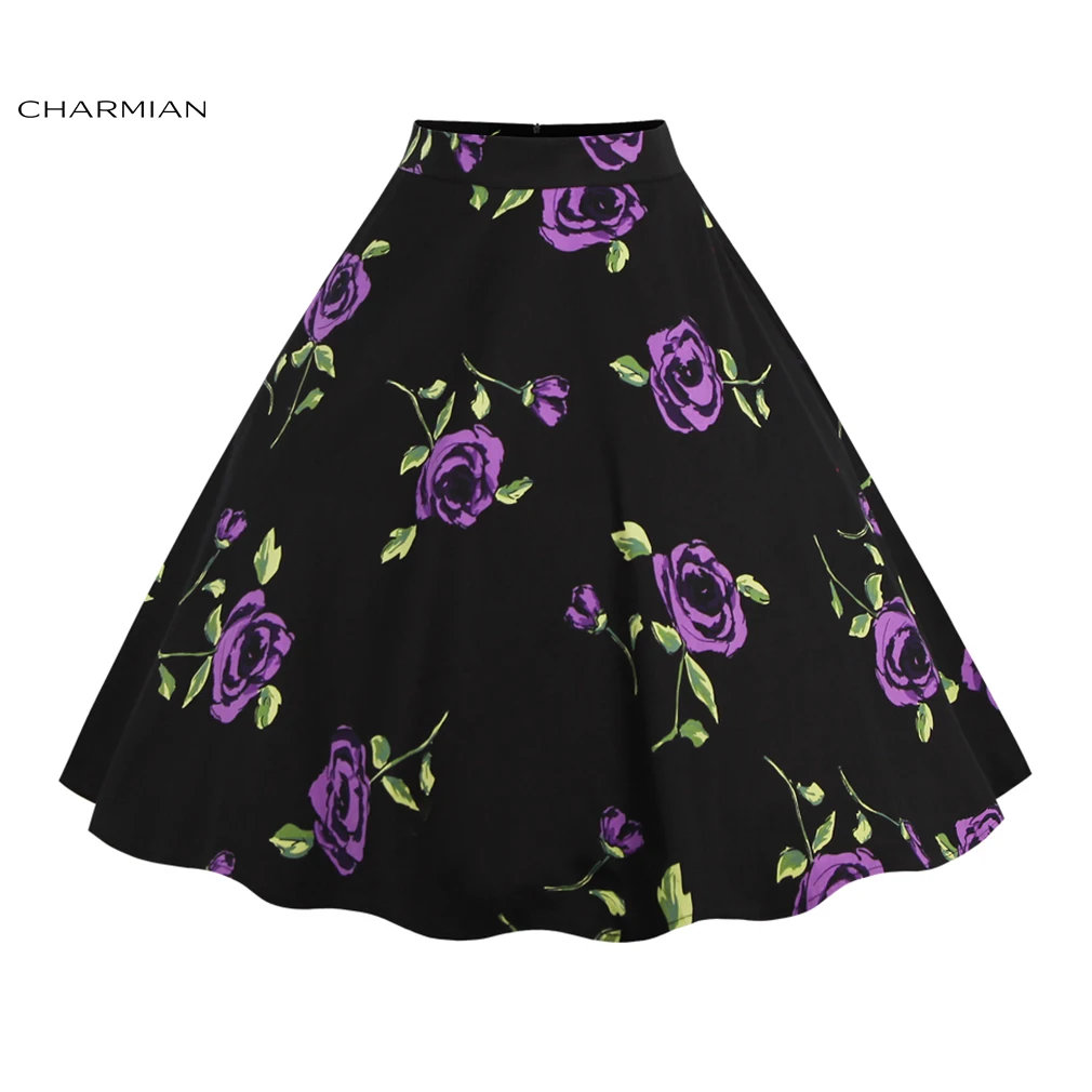Женская винтажная юбка в горошек с высокой талией|retro skirt|skirt highchristmas skirt |
