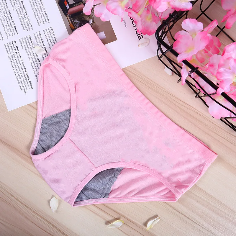 Нижнее белье для менструаций женские трусики из модала и хлопка бесшовные