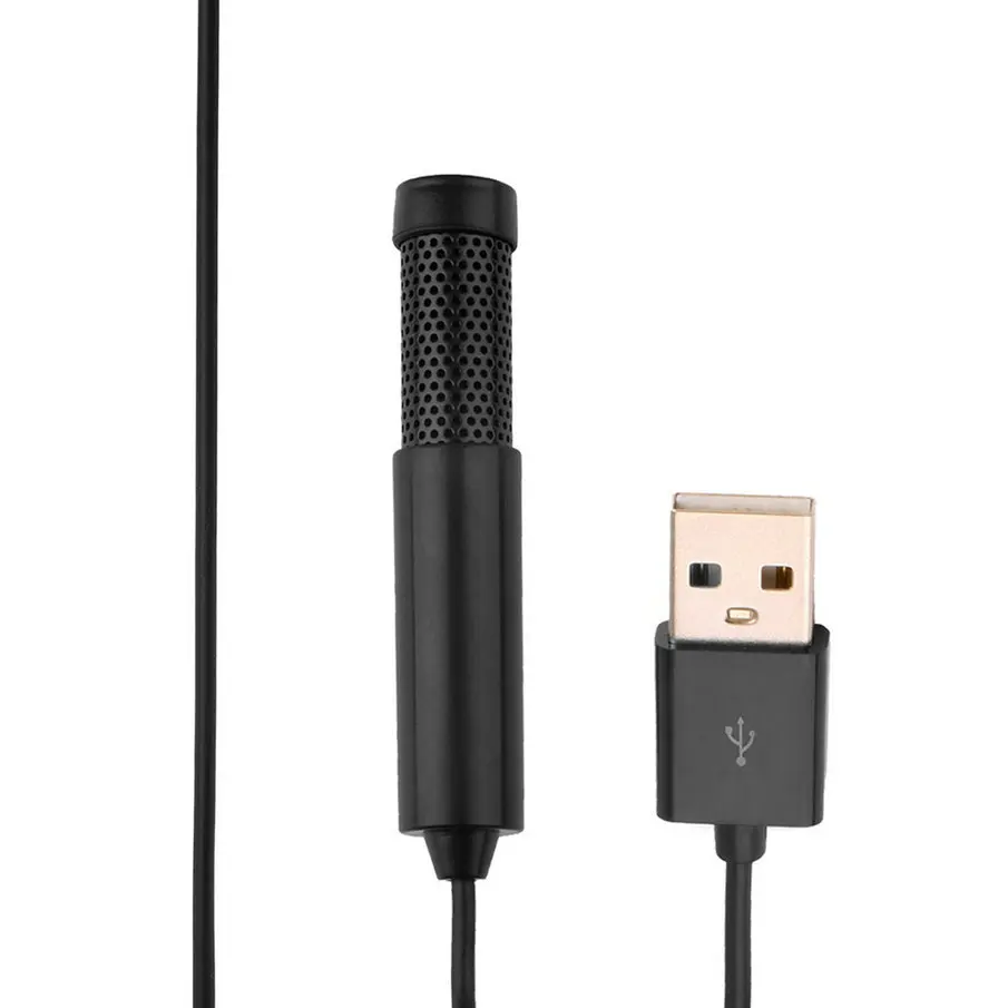 Мини проводной Конденсатор USB 3 5 емкость Студийный микрофон SF-555B черный для
