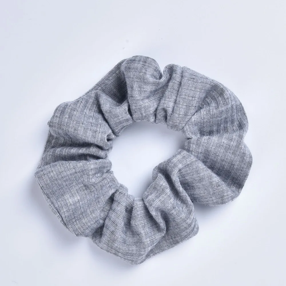 Новое поступление мягкие хлопковые рифленые черные Стрейчевые аксессуары для