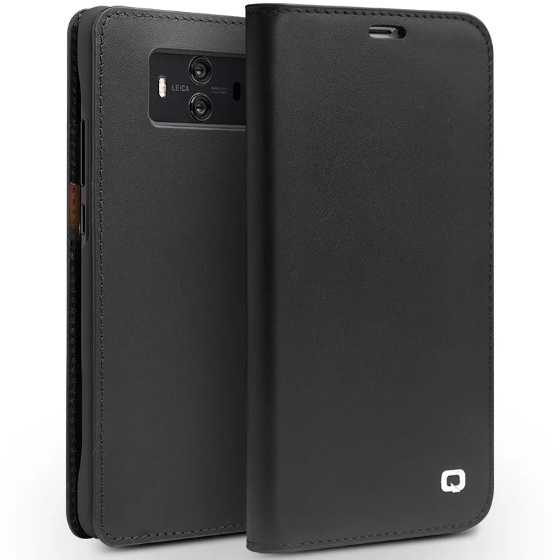 QIALINO Модный чехол из натуральной кожи для Huawei mate 10 ультратонкий слот карт