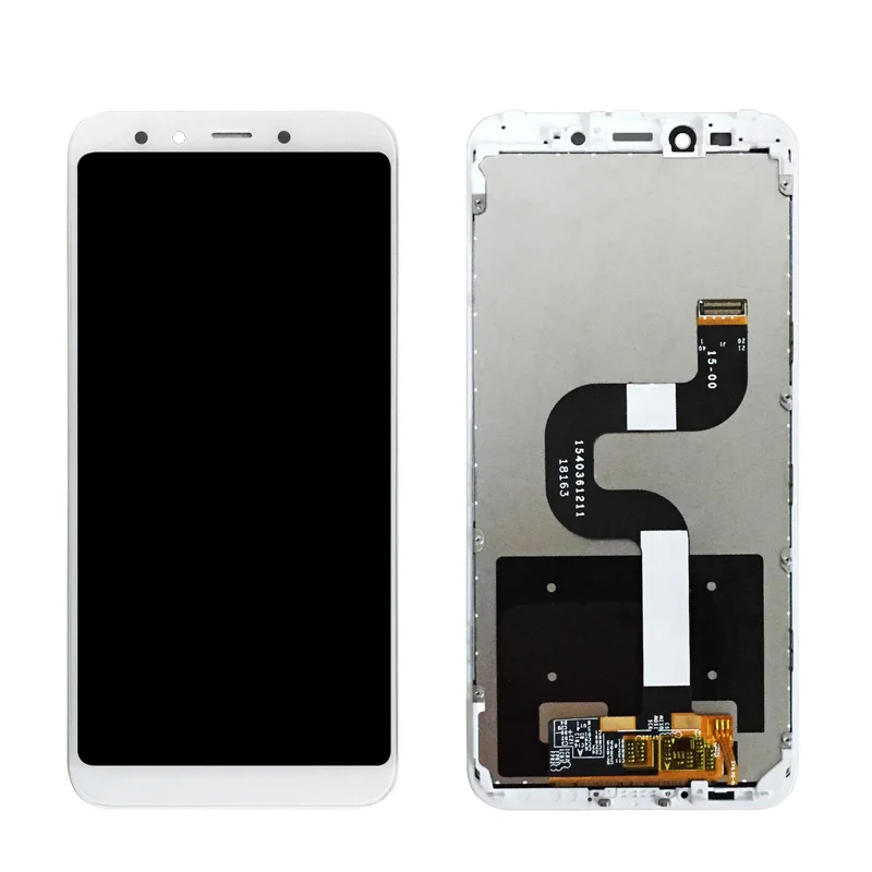 Для Xiaomi mi A2 ЖК-дисплей+ сенсорный экран с рамкой дигитайзер в сборе для Xiaomi mi 6X ЖК mi A2 ЖК+ Инструменты - Цвет: Белый