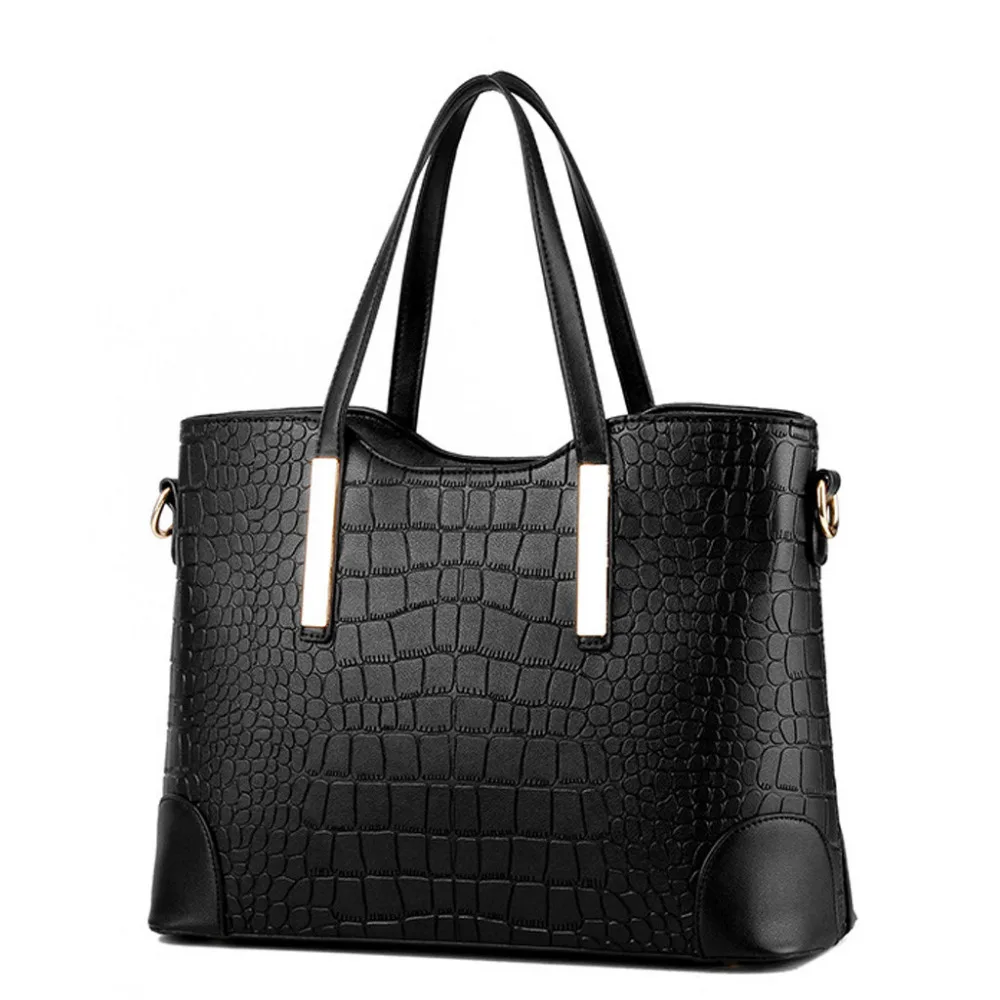 2 шт. женская сумка-тоут Женская Большая вместительная сумка из тисненой кожи