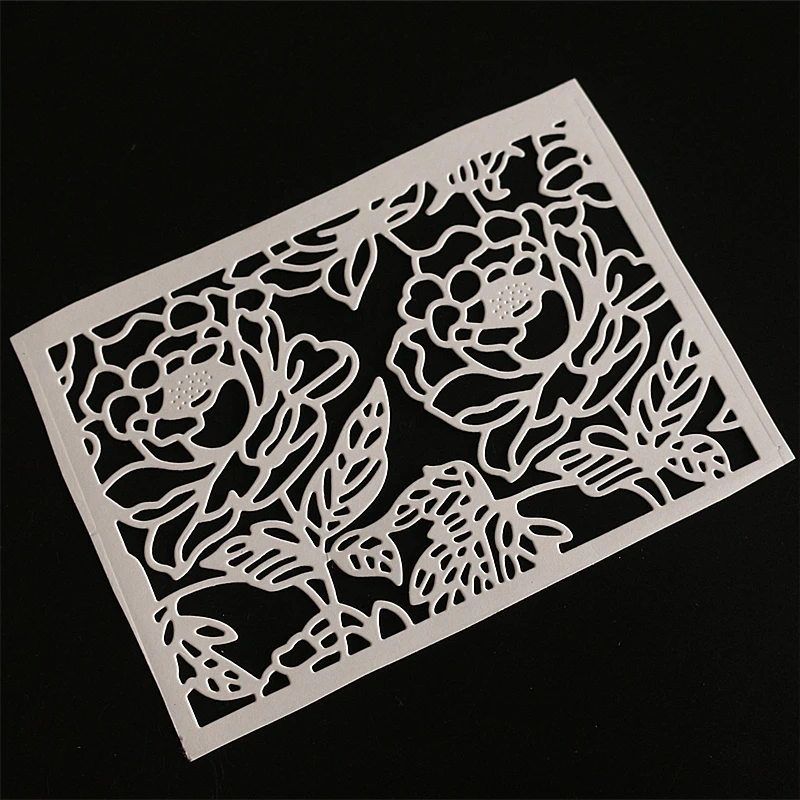

SCD1143 Flower Metal Cutting Dies For Scrapbooking Stencils DIY Album Cards Decoration Embossing Folder Craft Die Cuts Tools
