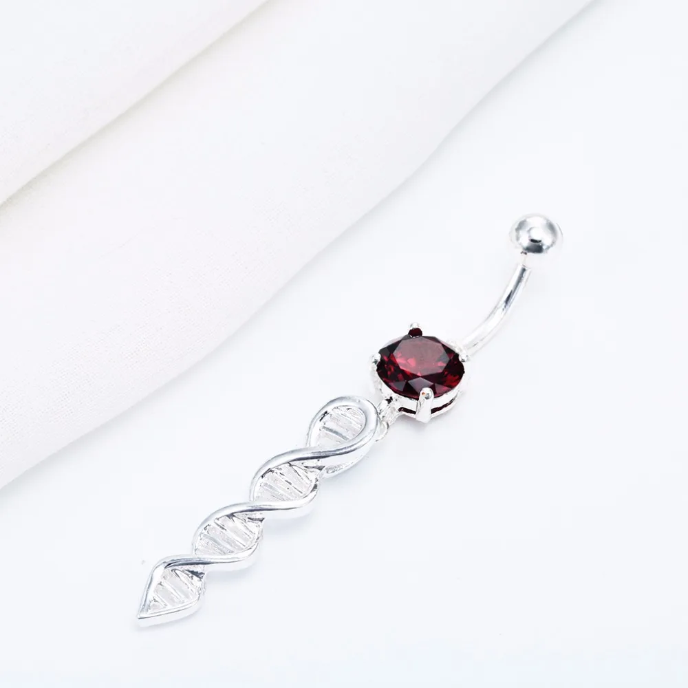 Женское кольцо штанга для пирсинга живота из медицинской стали|piercing body jewelry|body