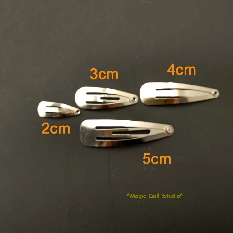 [DIY005] 20 мм 30 40 50 Серебристые Металлические шпильки для волос x 100 шт|hair snap clips|hair snaphair