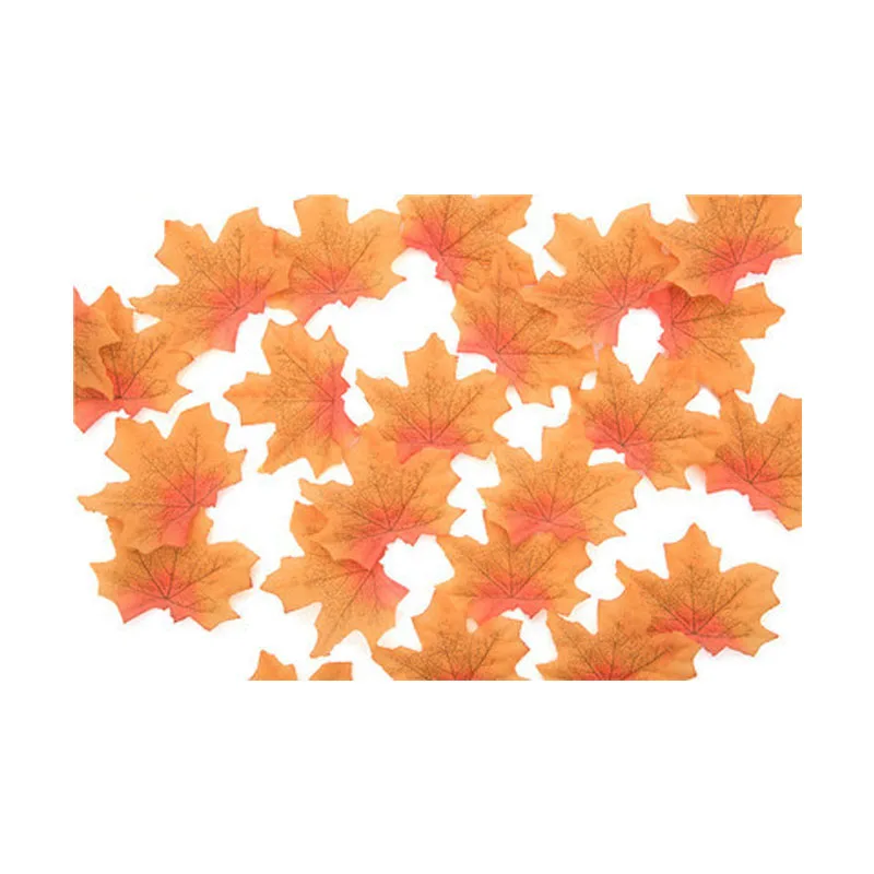 Лидер продаж 50 шт./лот шелковые кленовые листья искусственные цветы для дома