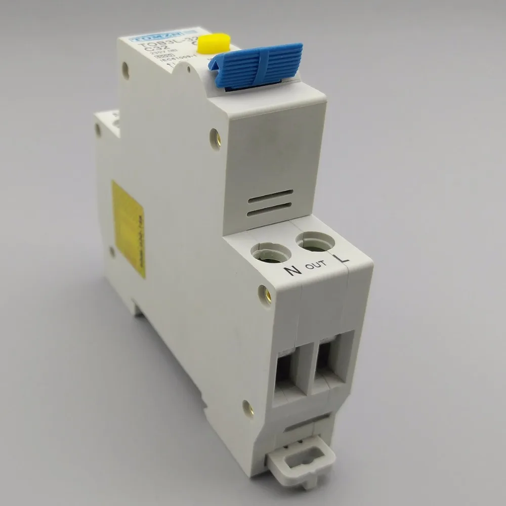 TOB3L 32F 18 ММ 32А RCBO 1 P + N 6КА Остаточный ток выключателя с по сравнению нынешним и