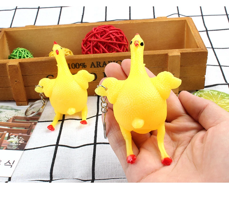 Игрушка-сюрприз, антистресс, сжимающая игрушки, курица и яйца, забавная, мягкая, новинка, игрушка для аутистов, настроение, сжимающая, рельефная, Oyuncak