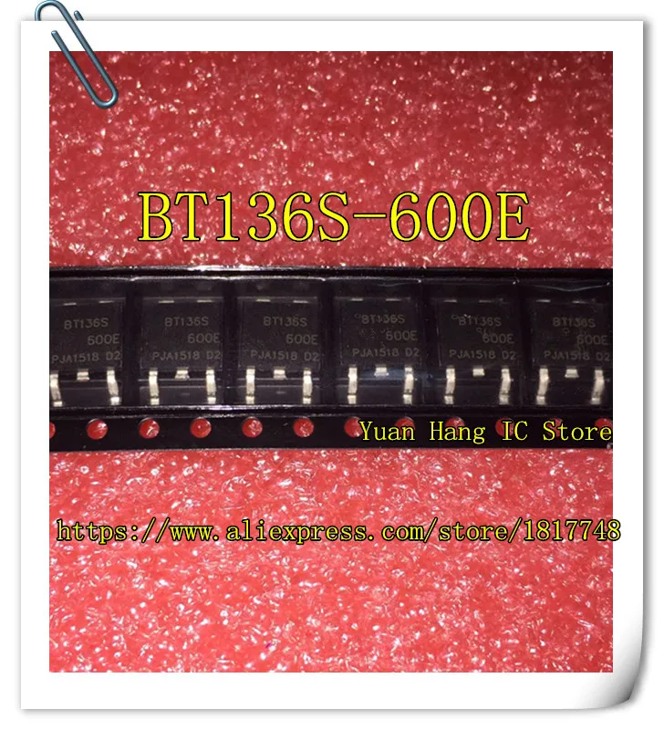 

Free Shipping 100PCS BT136S-600E BT136S-600 BT136S triac SMD SOT-252