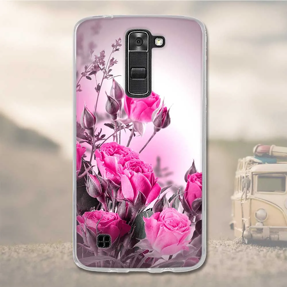 1 Мягкий силиконовый чехол для LG K7/Tribute 5 LS675/X210 X210DS чехол для телефона мягкая Задняя накладка чехла из ТПУ для LG K7 K 7 Чехол - Цвет: 1