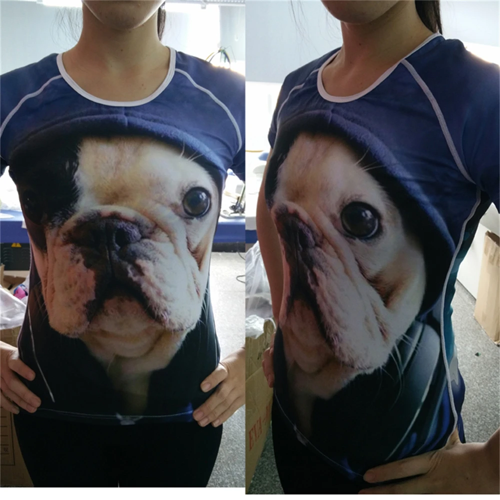 

NOISYDESIGNS Women Harajuku T Shirt 3D Gentel Horse Printing t-shirt for Young Lady T-shirt Casual T-shirt Femme Tops Oil Paint