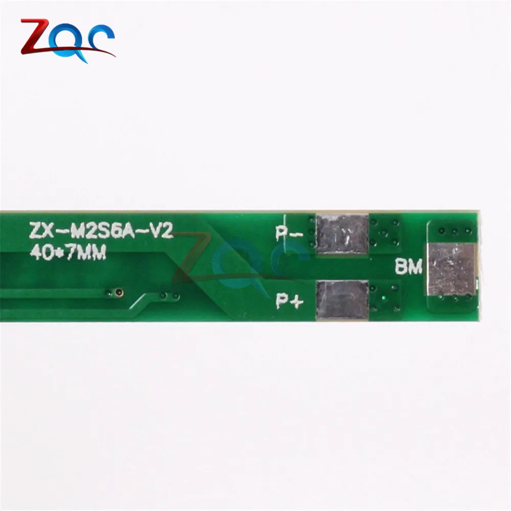 Защитная плата BMS 2S 7 2 V 6A Dual 18650 для литий полимерных аккумуляторов защитный