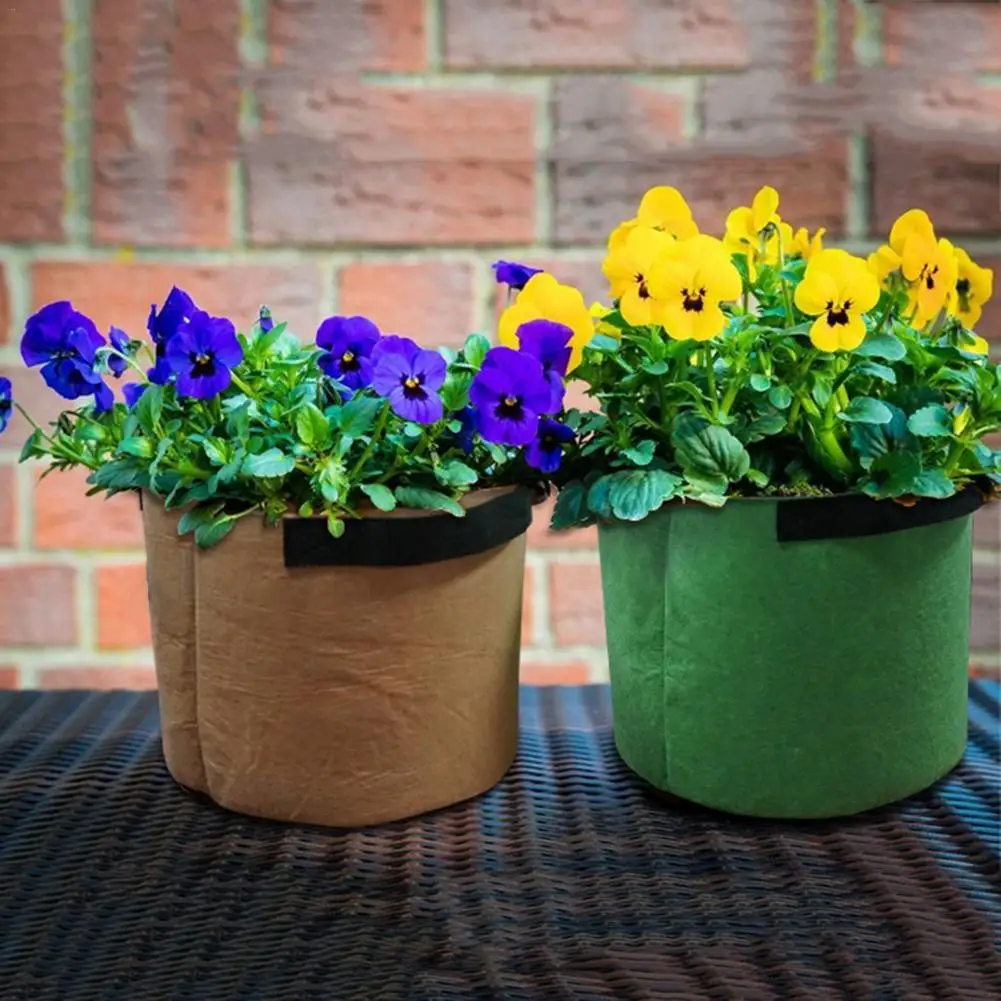 Нетканые садовые пакеты для выращивания 1 шт. кастрюли растений в саду мешки