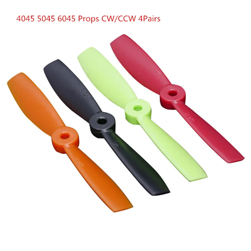 16 шт. 8 пар 4045 5045 6045 пропеллеры реквизит CW CCW 2 Лопасти плоские лопатки для FPV 250