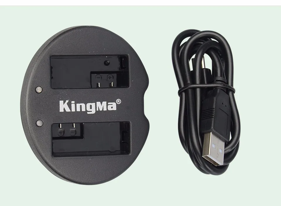KingMa для Canon LP-E8 батареи Зарядное устройство Rebel T5 SL1 поцелуй X5 поцелуй X4 поцелуй X6i поцелуй X7i двойной(двойной) Батарея Зарядное устройство